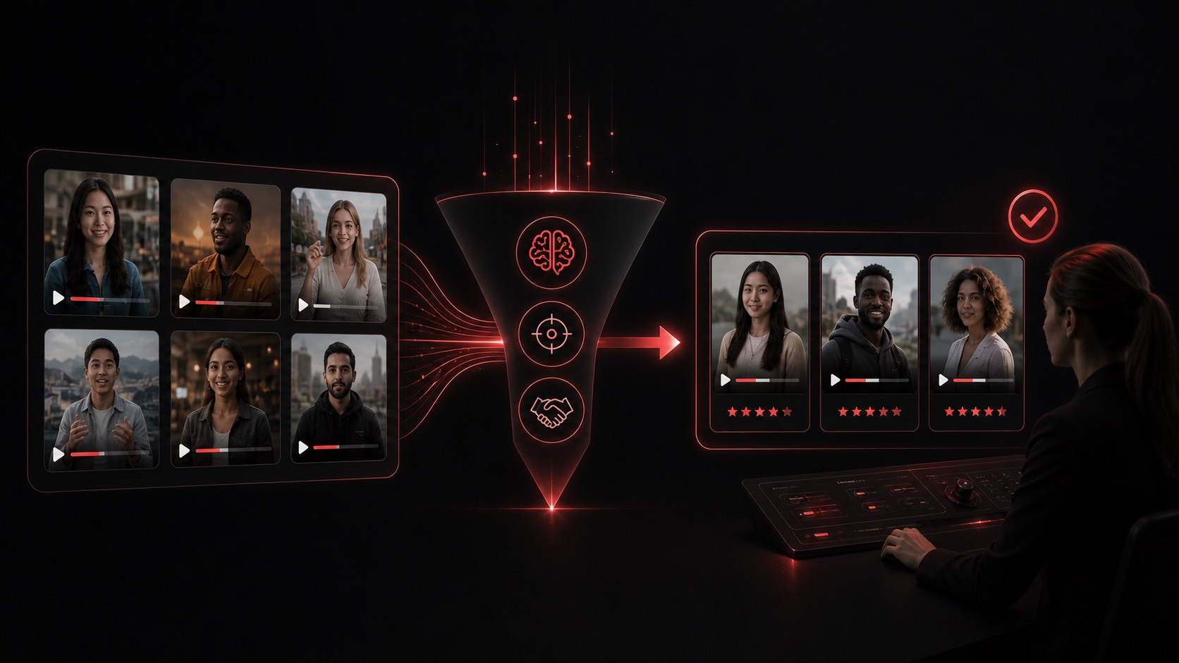 AI creator matching supported by StarGemini human verification